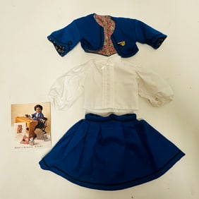 American Girl Doll Addy School Suit, Blouse and Spelling Medal