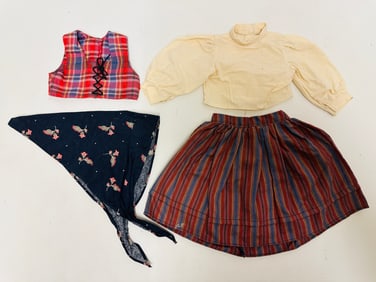 American Girl Doll Kirsten Swedish Dirndl and Kerchief