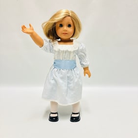 American Girl Doll Kitt in Nellie Meet Dress