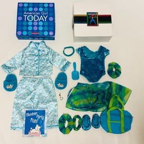 American Girl Doll of Today Pajamas and Dance Outfit