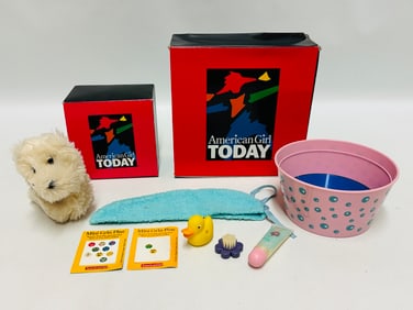 American Girl Doll of Today Pet and Dog Bath Grouping