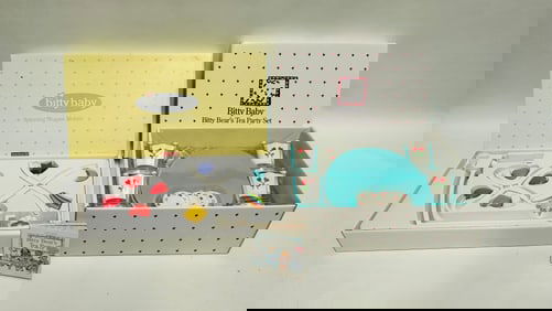 American Girl Doll Bitty Baby Mobile and Bitty Bear Tea Party Set with Boxes