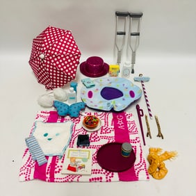 American Girl Doll Truly Me Accessories with Crutches