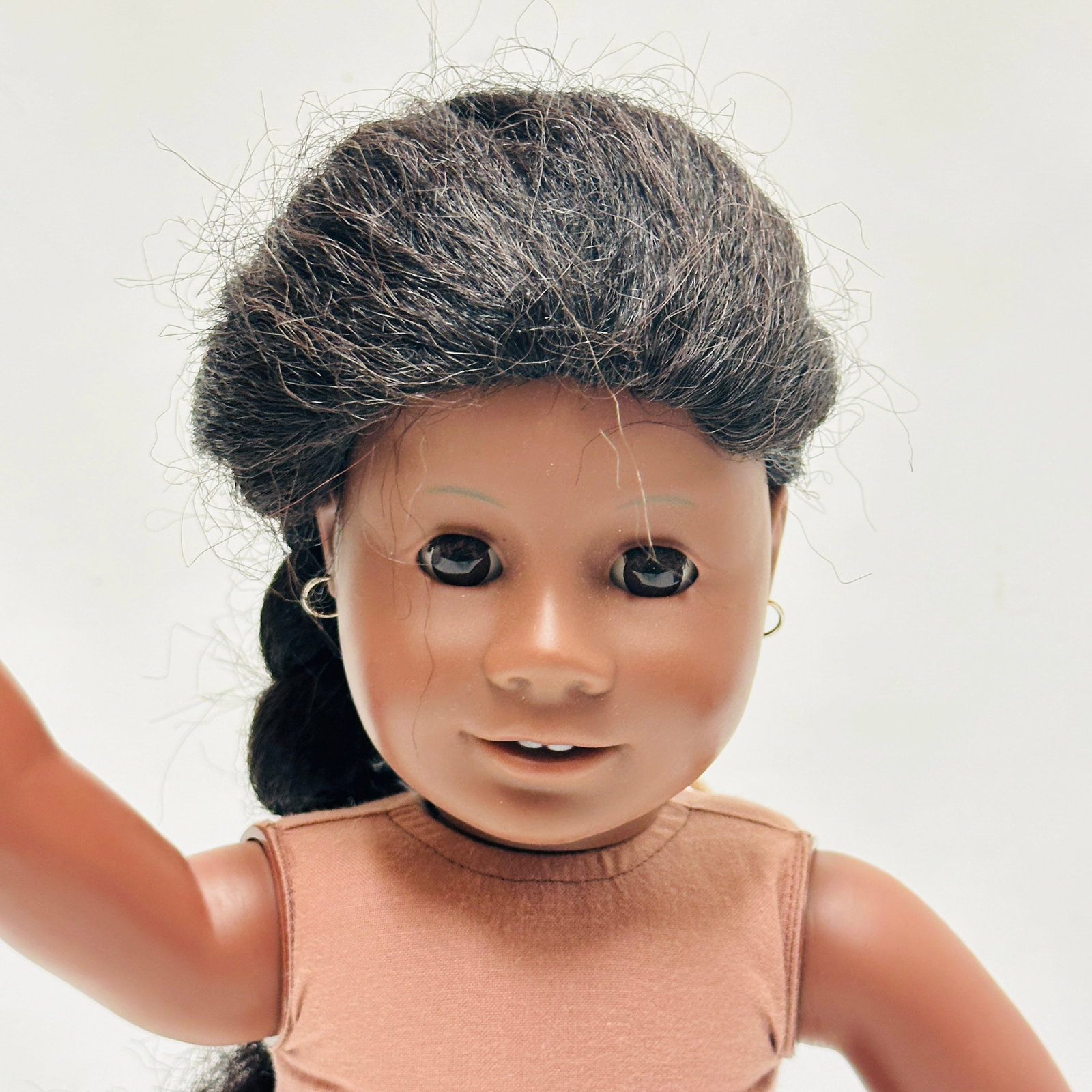 Pleasant Company American Girl Addy Walker Doll: Pleasant Company American Girl Addy Walker Doll ------------------ please review all pictures carefully because they are part of the description and show condition issues if any ------------------ ple