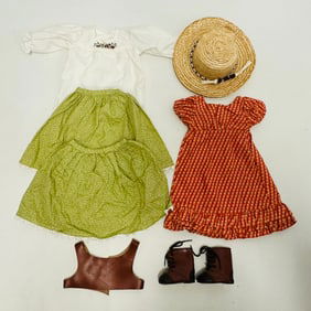 American Girl Doll Josefina Summer Riding Dress and Harvest Outfit