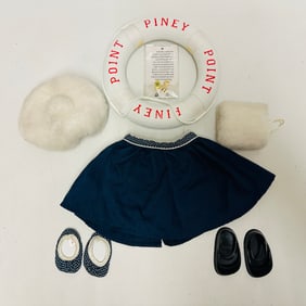 American Girl Doll Samantha Bathing Costume Items