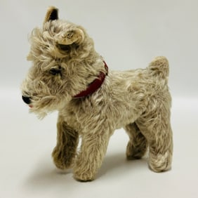 Steiff long hair Dog