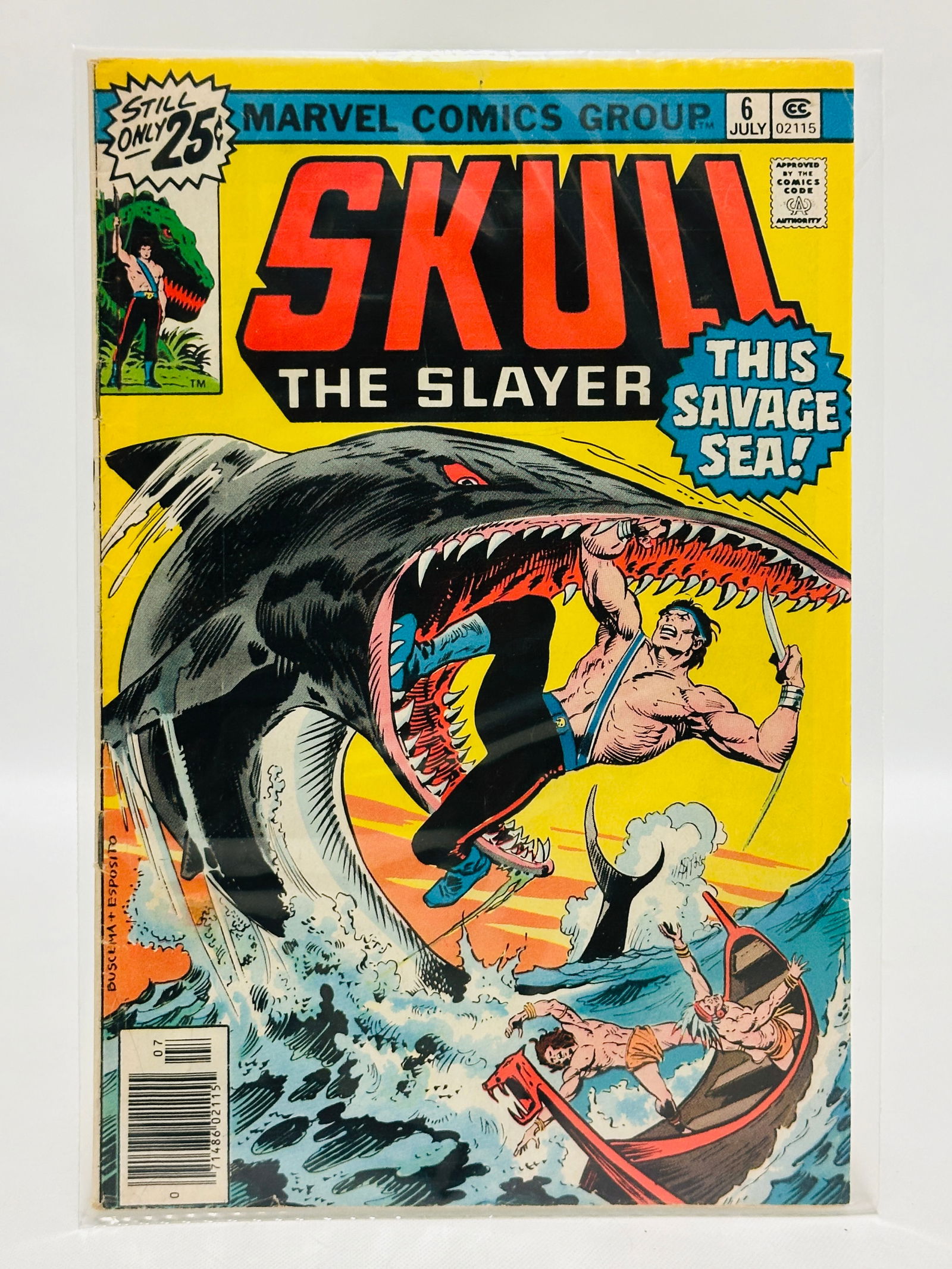 MARVEL #6 SKULL THE SLAYER Comic Book (1 of 2)