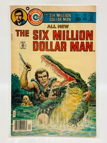 Charlton #4 SIX MILLION DOLLAR MAN Comic Book