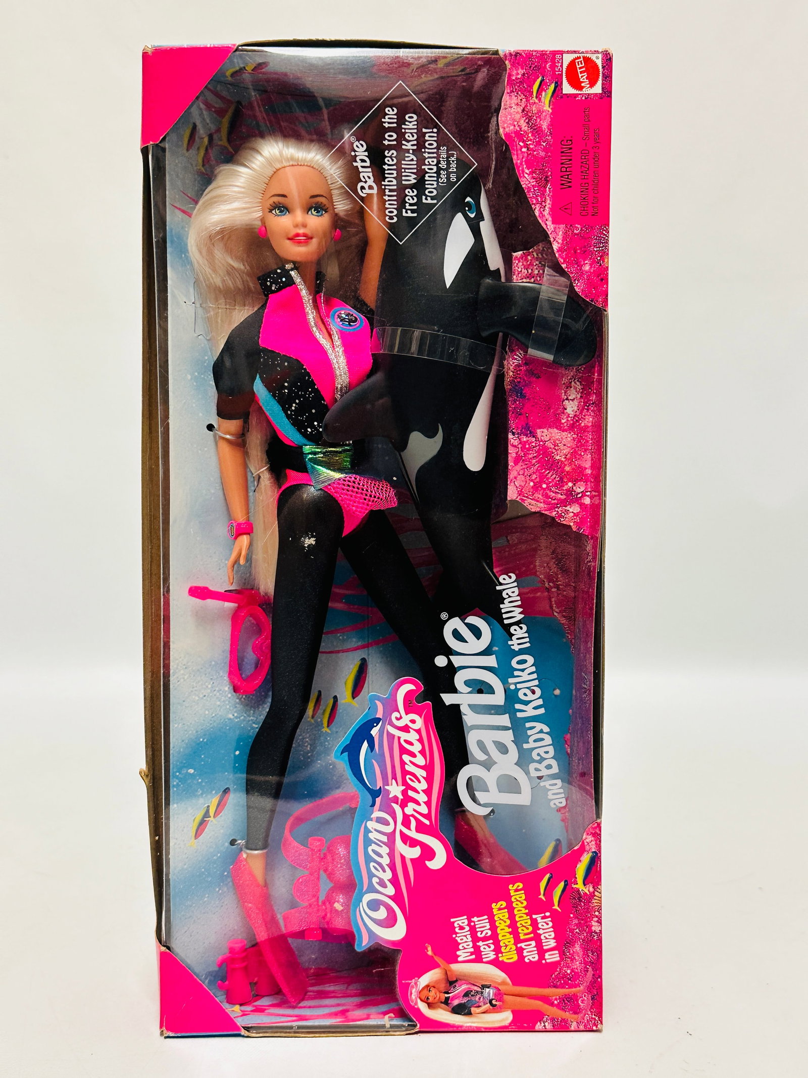 Ocean Friends Barbie Doll and Baby Keiko: Ocean Friends Barbie Doll and Baby Keiko,box/packaging shows wear ------------------ please review all pictures carefully because they are part of the description and show condition issues if any ----