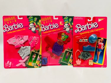 Three Barbie Fashion Packs