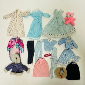 Large Collection Vintage Doll Clothes that fits Barbie