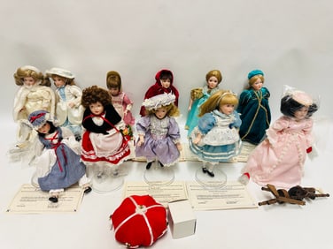 Collection Danbury Mint Storybook Porcelain Dolls