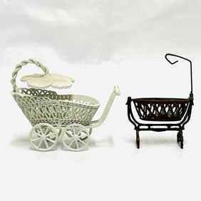 Two Baby Doll Carriages
