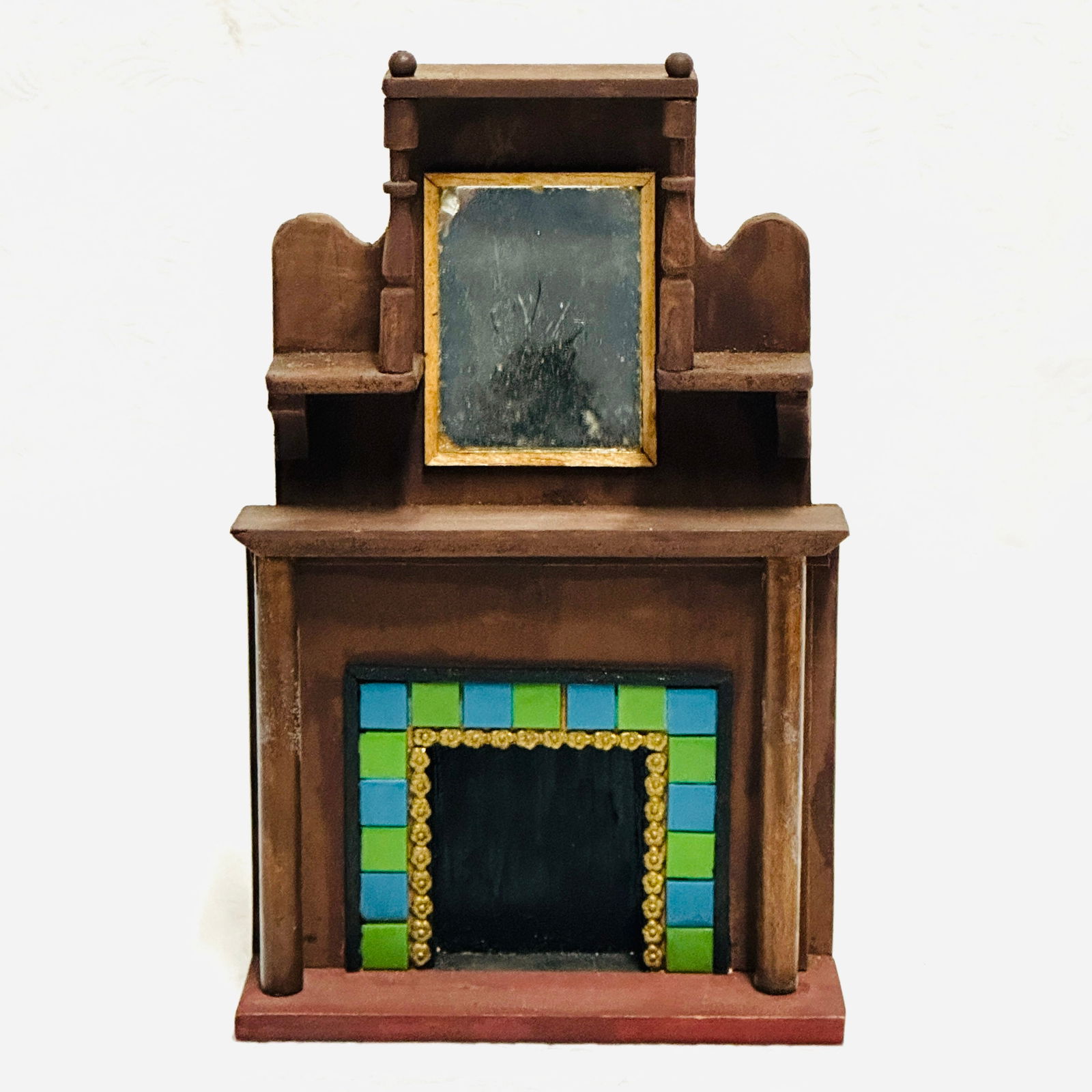 Handmade Fireplace with Tile Surround (1 of 6)