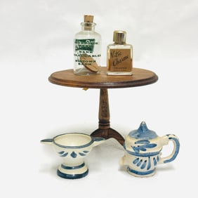 Handmade and Little Things Table, Glass Jars and Porcelain