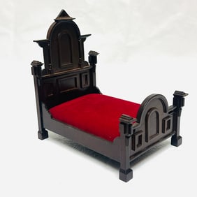 Antique Victorian Bed Dollhouse Miniature