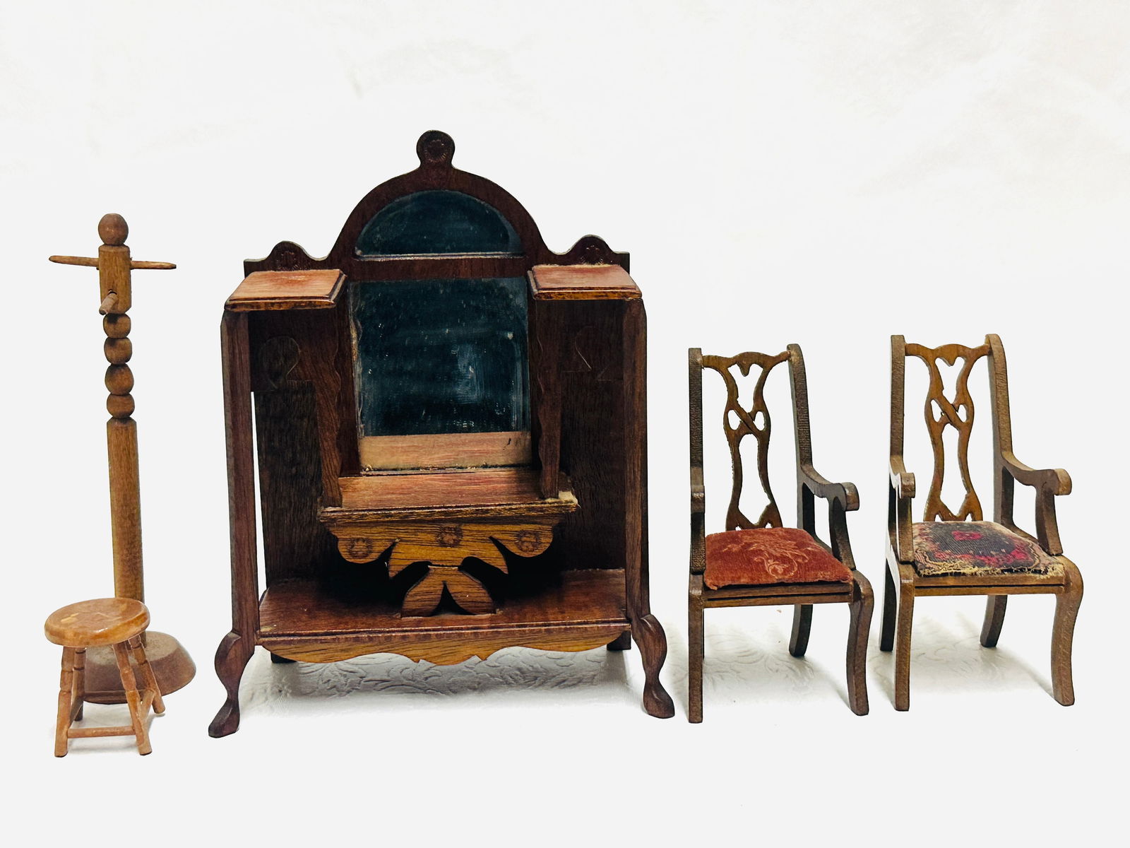 Shackman Etagere, Pair of Side Chairs and Coat Rack (1 of 13)