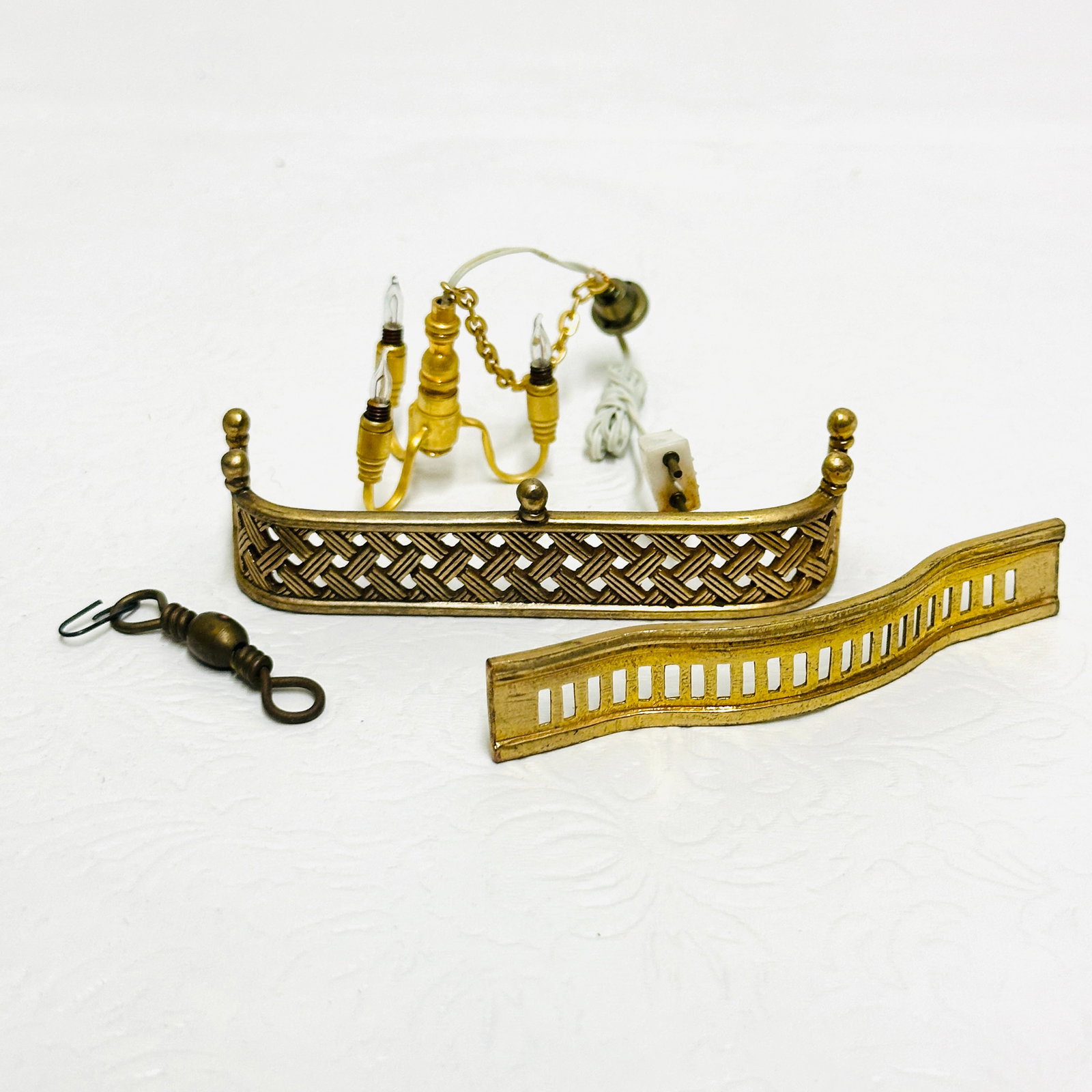 Fireplace Fenders and Chandelier (1 of 4)