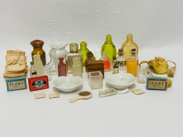 Collection of Kitchen Essentials Dollhouse Miniatures