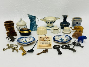 Collection of Kitchen Essentials Dollhouse Miniatures