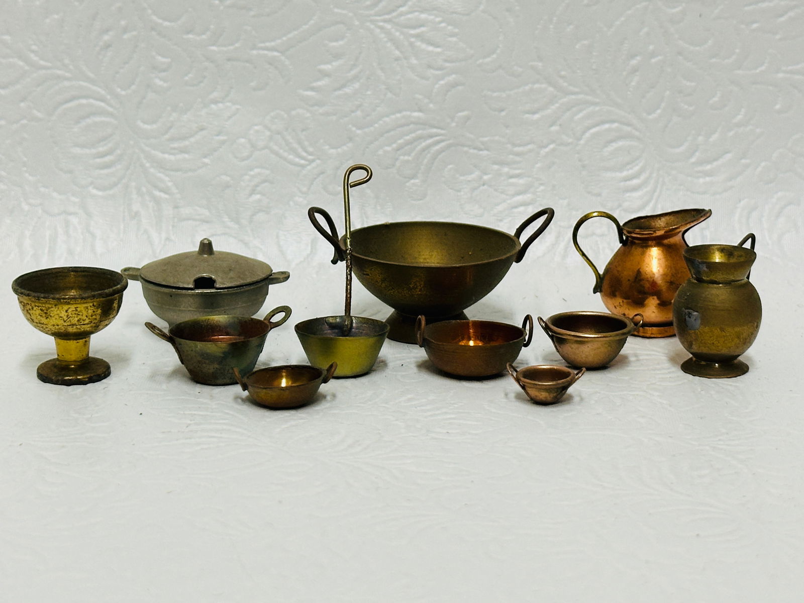 Dollhouse Miniatures, Copper Kitchen Essentials (1 of 5)