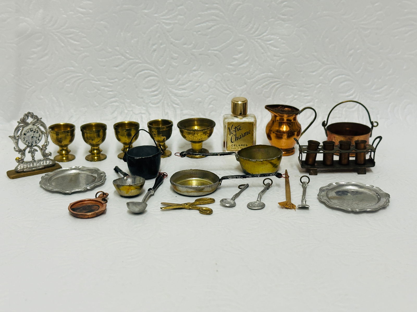 Grouping Dinner Ware including Brass Chalices (1 of 6)