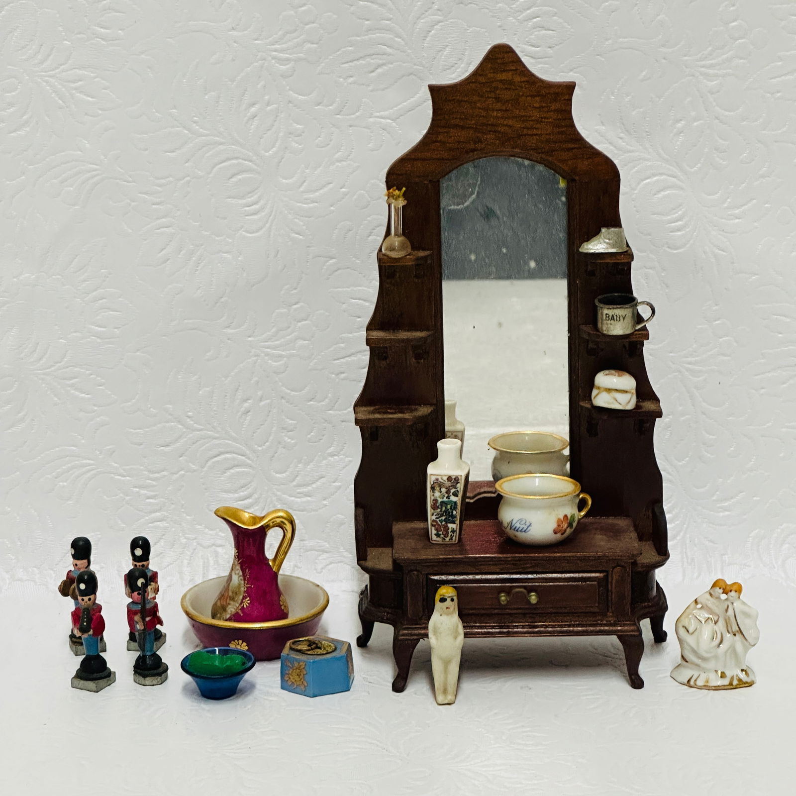 Victorian Etagere with Porcelain and Play Toys (1 of 8)