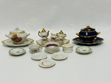 Handpainted Limoges Covered Tureen and Tea Set