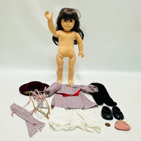 American Girl Doll Samantha Parkington with 1986 Dress