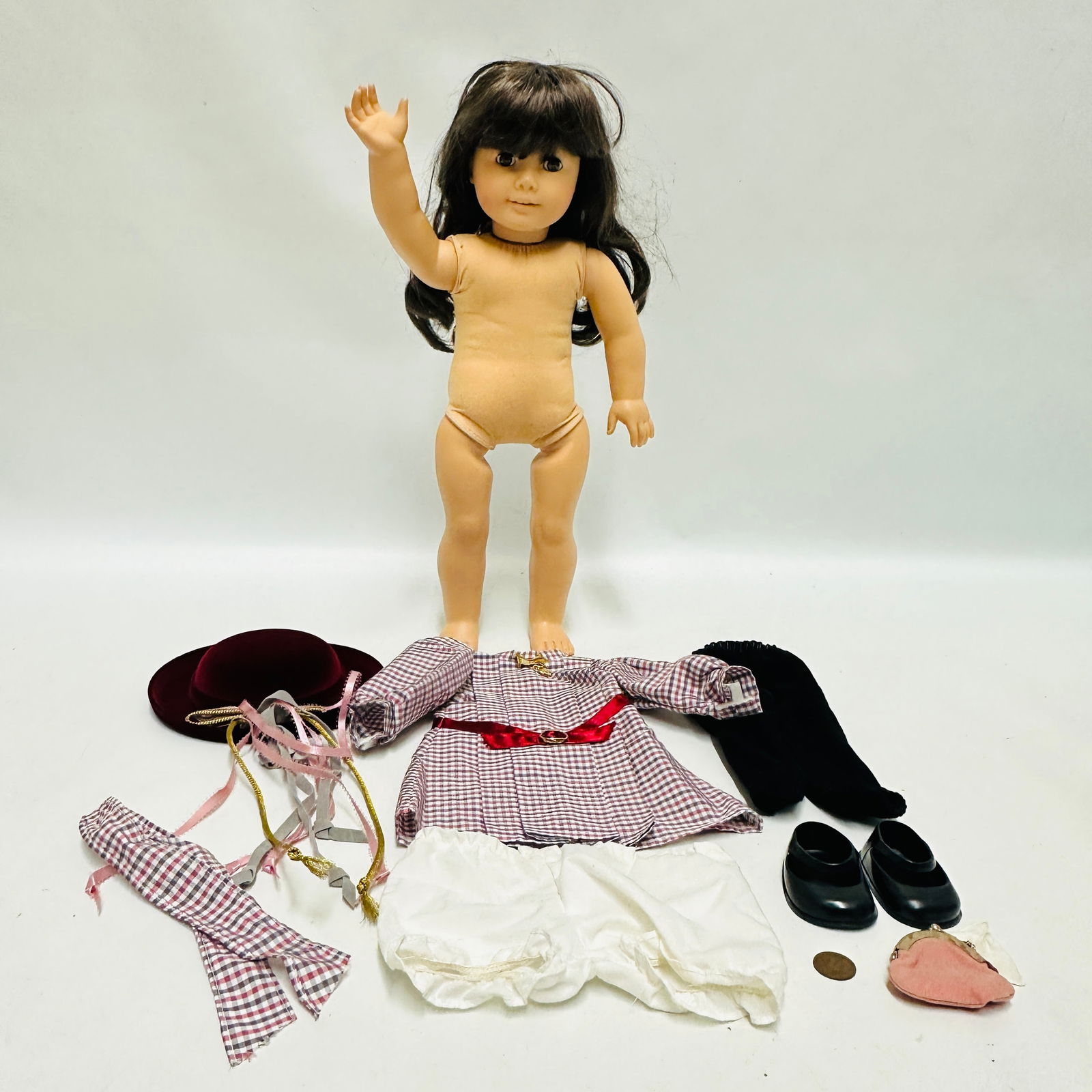 American Girl Doll Samantha Parkington with 1986 Dress