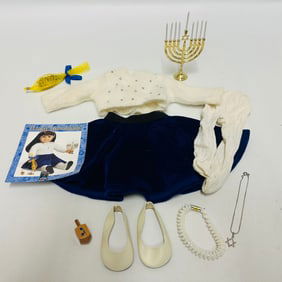 American Girl Doll of Today Hanukkah Outfit and Gifts