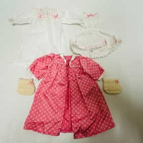 American Girl Doll Samantha Lacy Whites, Nightgown and Kimono Robe