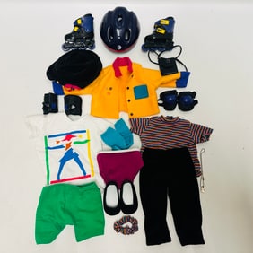 American Girl of Today Doll in First Day and Inline Skating Outfits