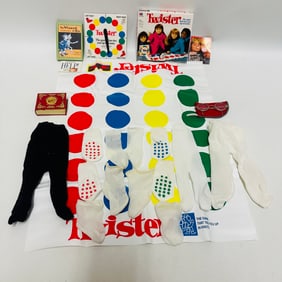 American Girl Doll Samantha Nighttime Book and Twister Game