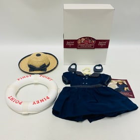 American Girl Doll Samantha Bathing Costume with Life Preserver