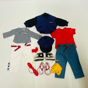 American Girl Doll of Today Clothes Grouping and Beachside Outfit