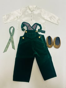 American Girl Doll Holiday Bibs Outfit