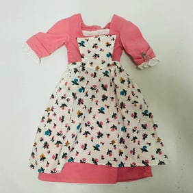 American Girl Doll Felicity Spring Gown with Pinner Apron