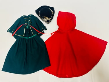 American Girl Doll Felicity Riding Habit and Cardinal Cape