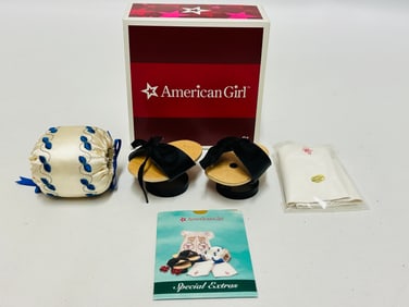American Girl Doll Felicity Handwarmer, Mitts and Pattens