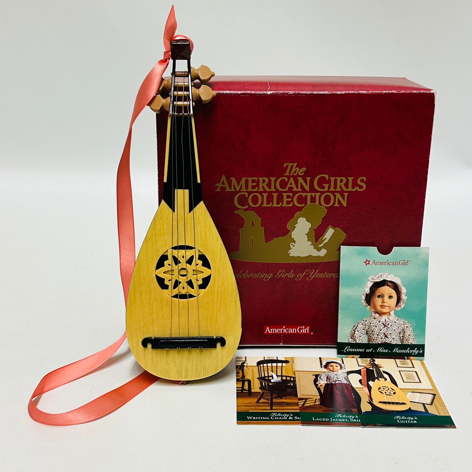 American Girl Doll Felicity Guitar: American Girl Doll Felicity Guitar ------------------ please review all pictures carefully because they are part of the description and show condition issues if any ------------------ please consider