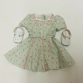 American Girl Doll Molly Victory Garden Dress