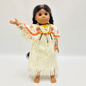 American Girl Doll Kaya wearing Pow-Wow Dress of Today
