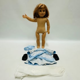 American Girl Doll Nellie OMalley with Meet Clothing