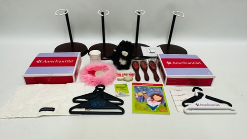 American Girl Doll Stands, Hairbrushes and Hangers