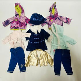 American Girl Doll Truly Me Winter Clothes Grouping