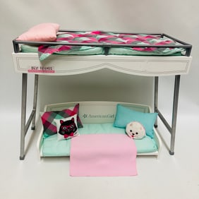 American Girl Doll Loft Bed and Bedding