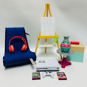 American Girl Doll Play Room Game Day XBox Grouping