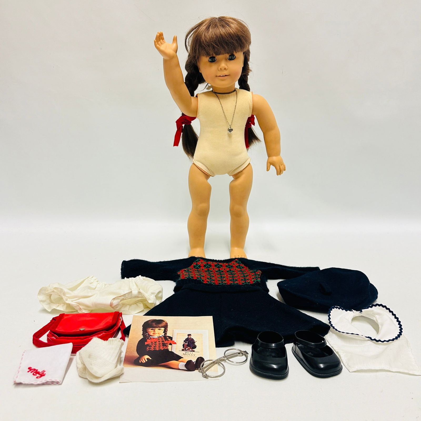 Pleasant Company American Girl White Body Molly Doll (1 of 8)